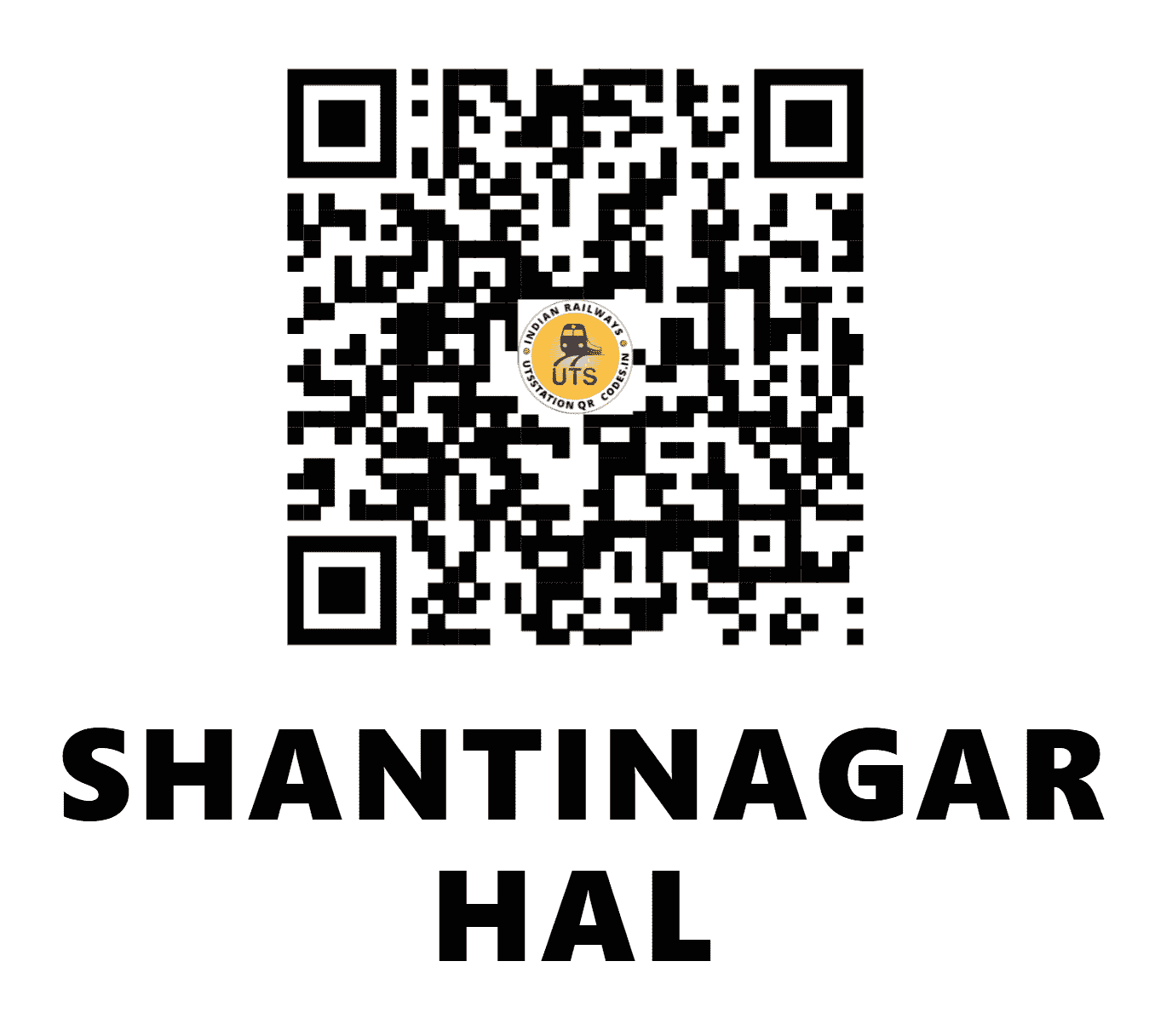 UTS QR Code for SHANTINAGAR HAL - SNTR - ER (WEST BENGAL)